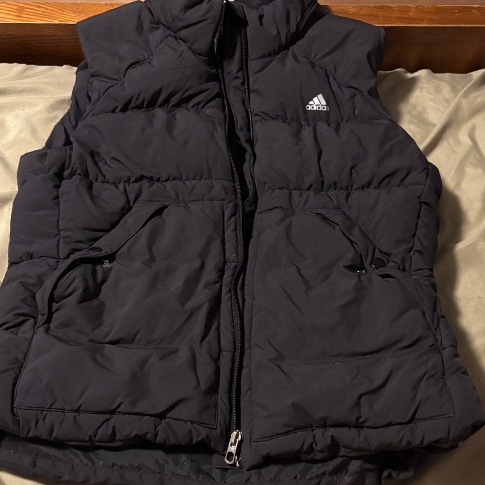 Adidas Black Quilted Vest